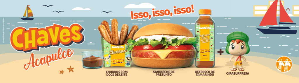 Giraffas lanca combo especial com brindes do Chaves em Acapulco 2 1024x286 Easy Resize.com