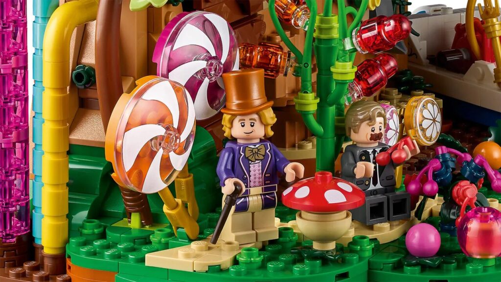set de Willy Wonka com cascata de chocolate motorizada Easy Resize.com